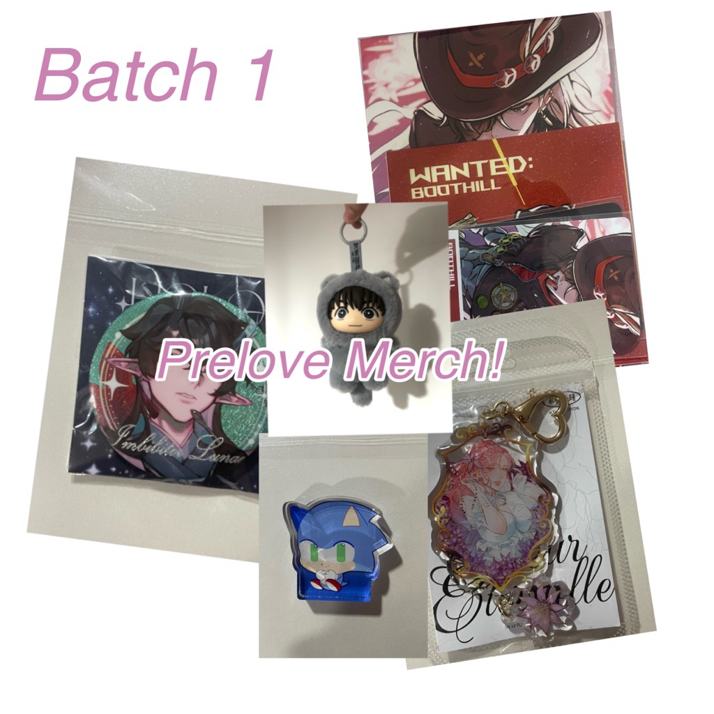 PRELOVED FANMERCH/MERCH (JJK, SONIC, HSR, ALNST)