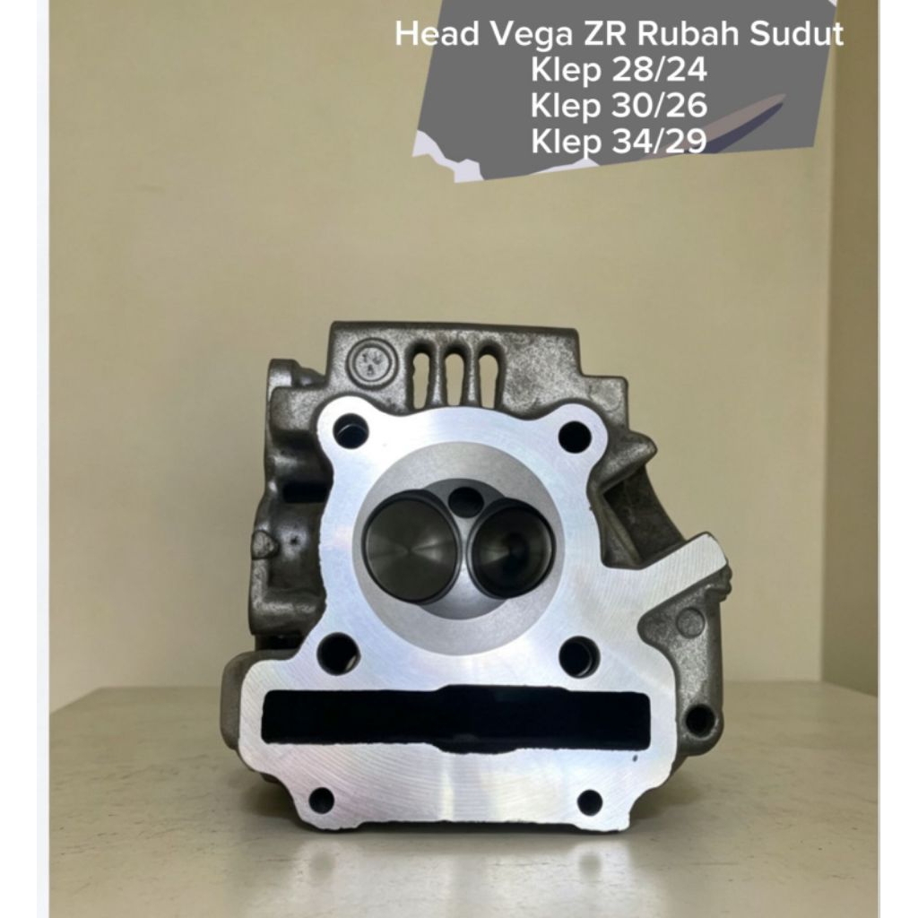 Head Vega ZR Rubah sudut klep 28/24,30/26,34/29