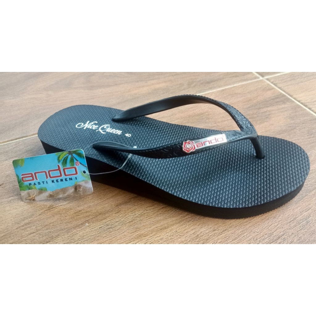 Sandal jepit wedges ANDO NICE QUEEN