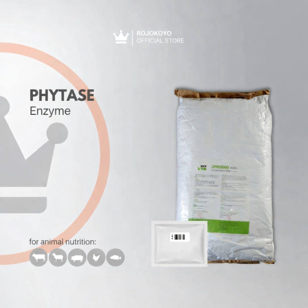 Enzim Phytase 100g – Suplemen Enzim Pakan Unggas Ayam, Bebek, Puyuh