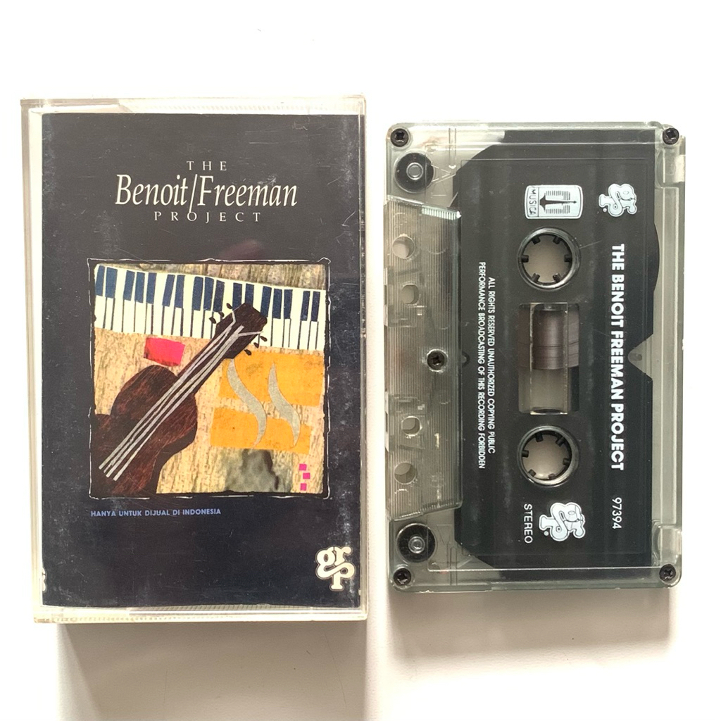 Kaset Pita Jazz David Benoit / Russ Freeman - The Benoit Freeman Project (1994 GRP RECORDS)