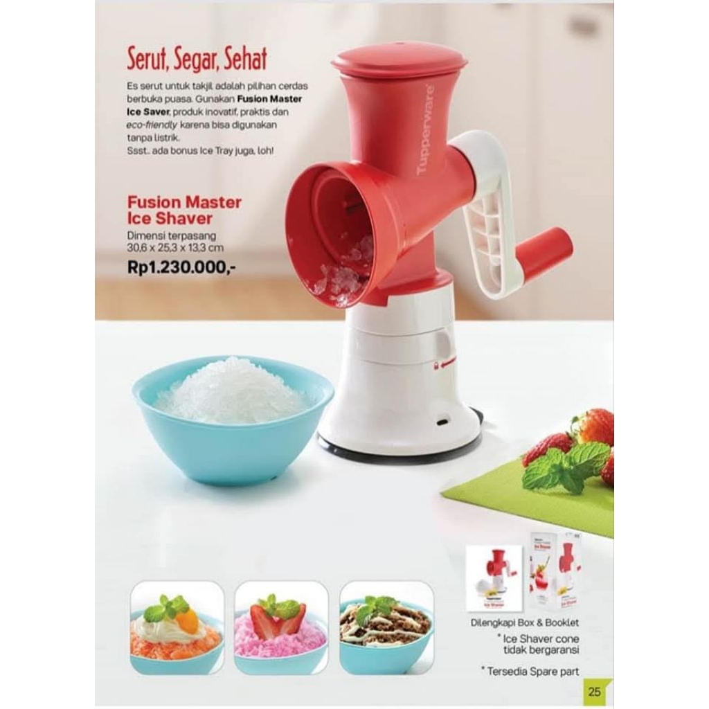 Tupperware ice shaver