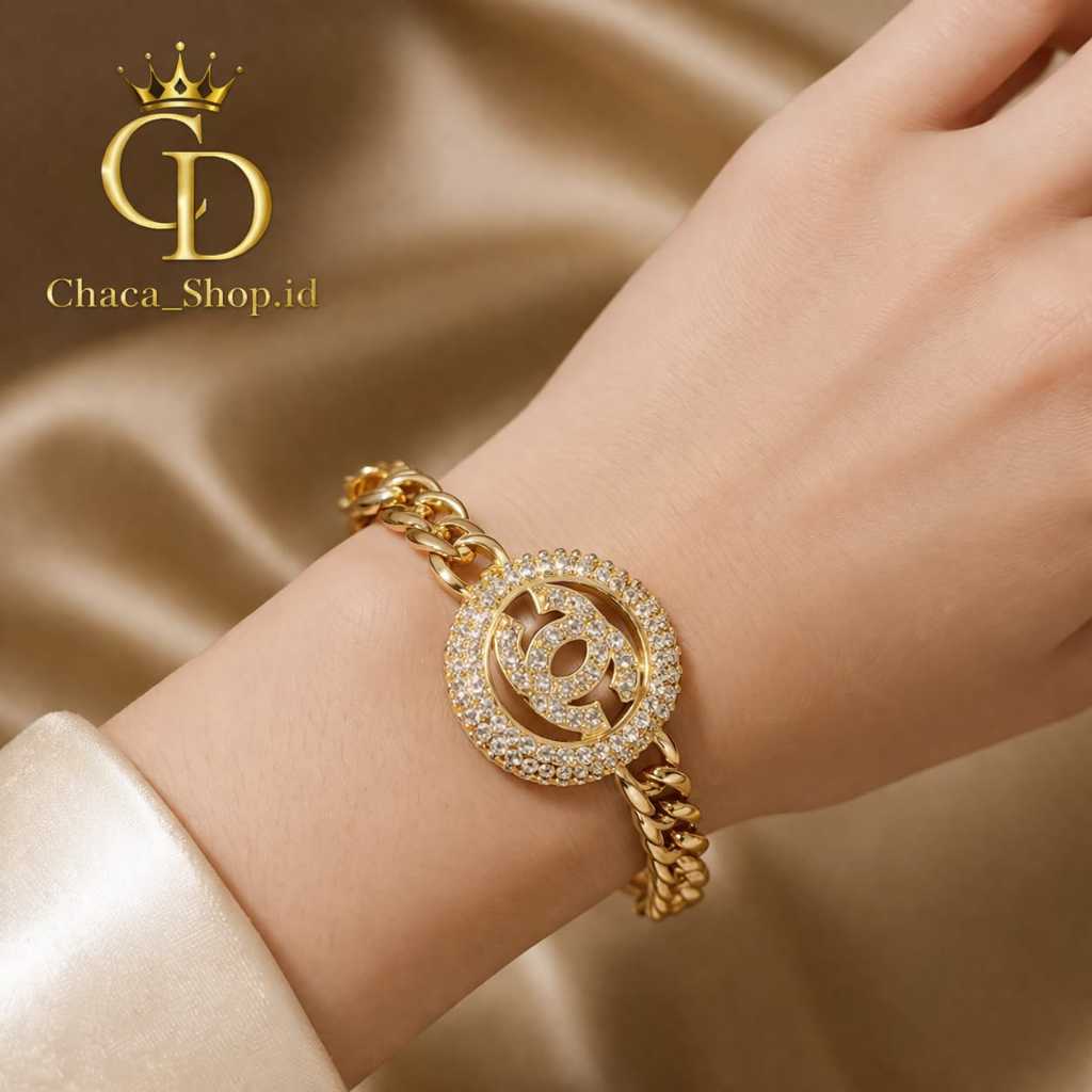 Gelang Rantai Jam tangan Wanita | Gelang Xuping Titanium Perhiasan Wanita anti Karat