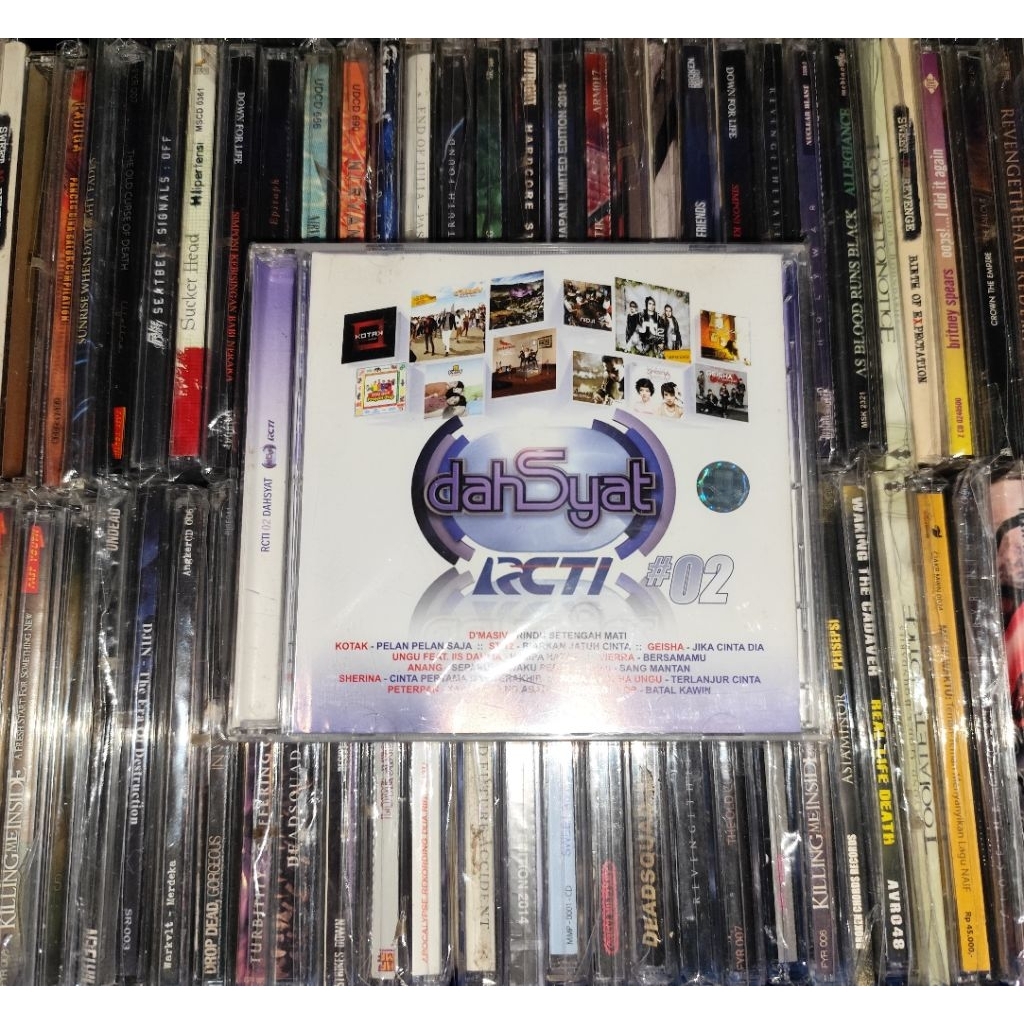 CD Kompilasi RCTI Dahsyat - D'Masiv, Kotak, ST 12, Geisha, Ungu, Vierra, Nidji, Sherina, Peterpan, P