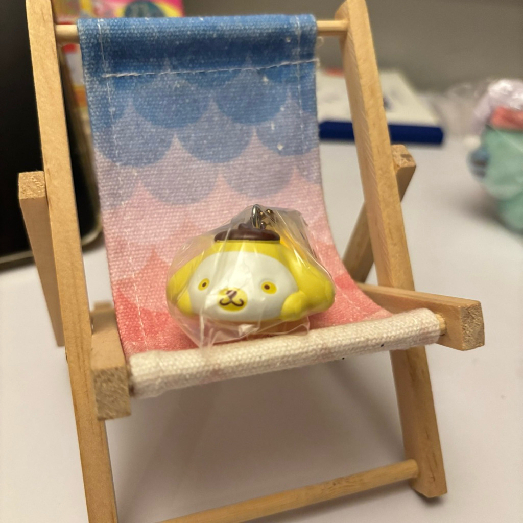 Pompompurin Keychain Figure from Gachapon Original Sanrio Japan