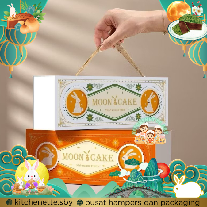 Box Mooncake Premium Box Mooncake Premium  Kotak Kue Bulan box Hampers Mid Autumn Festival Kotak Kue
