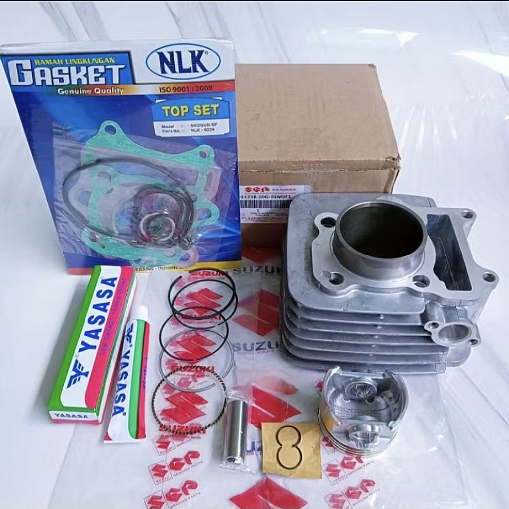 Blok Seher Komplit+Topset+Lem Suzuki Shogun 125 SP Shogun 125 R SGP