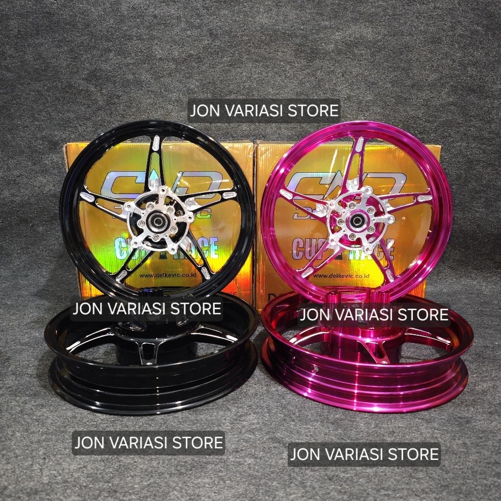 VELG RACING ORIGINAL DELKEVIC DND K SPEED BINTANG LAUT 14X250 14X185 PCX 160 ABS PCX 160 CBS  K SPEE