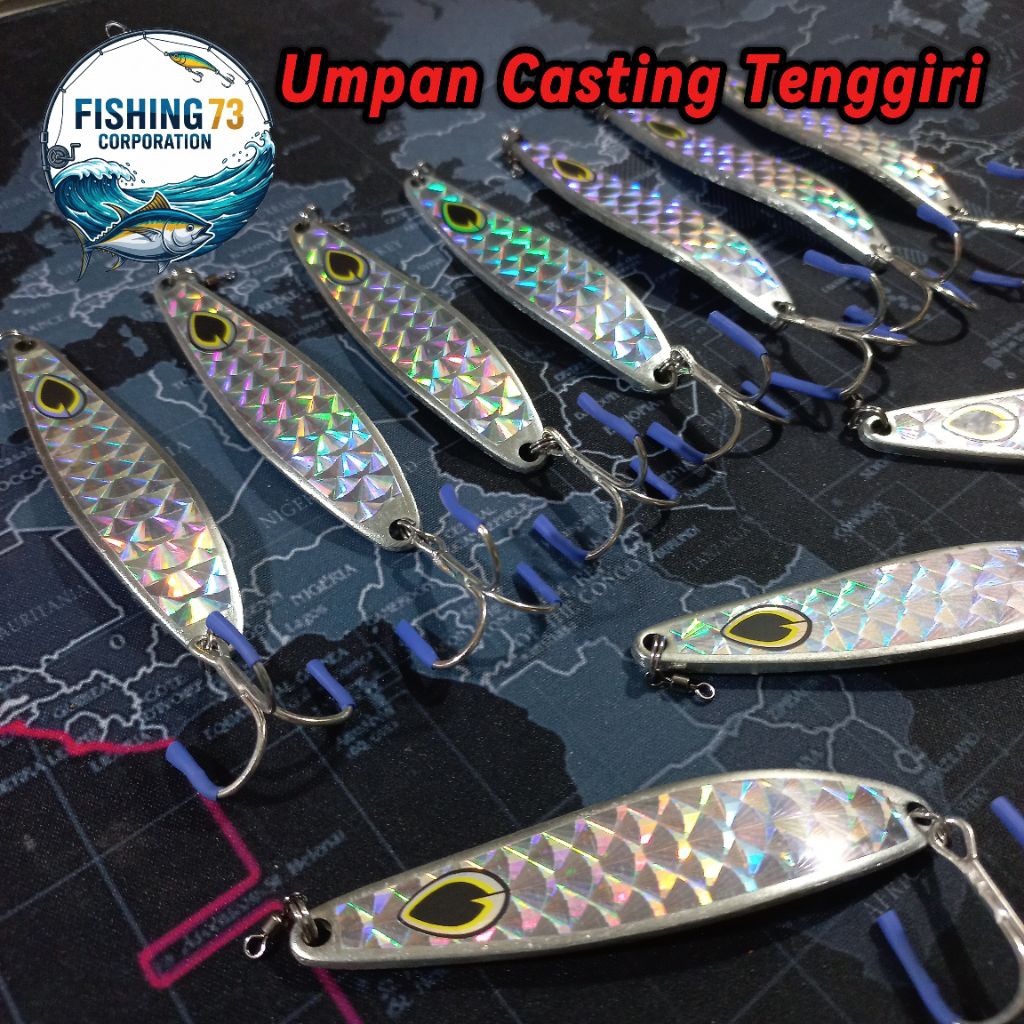 umpan spoon casting tenggiri Giant Trevally // umpan tenggiri // umpan casting // umpan spoon