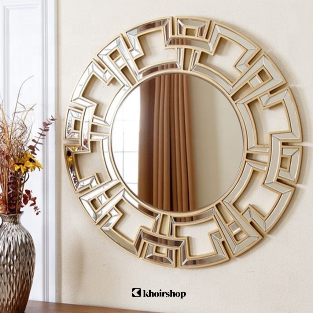 MIRROR DECORATION CERMIN HIAS RUANG TAMU CERMIN DINDING MINIMALIS CERMIN DINDING LIST KACA