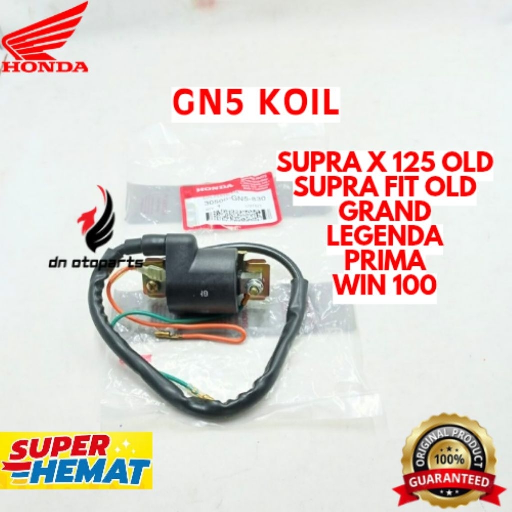 KOIL ORIGINAL HONDA KODE GN5, KOIL SUPRA X 125, KOIL SUPRA FIT OLD, KOIL GRAND, KOIL LEGENDA, KOIL 1
