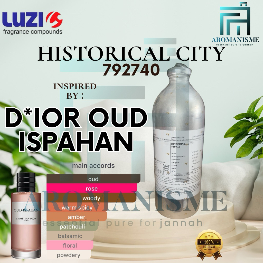 Bibit Parfum Oud Ispahan Dyior By Luzi Historical City 50ml / 100ml