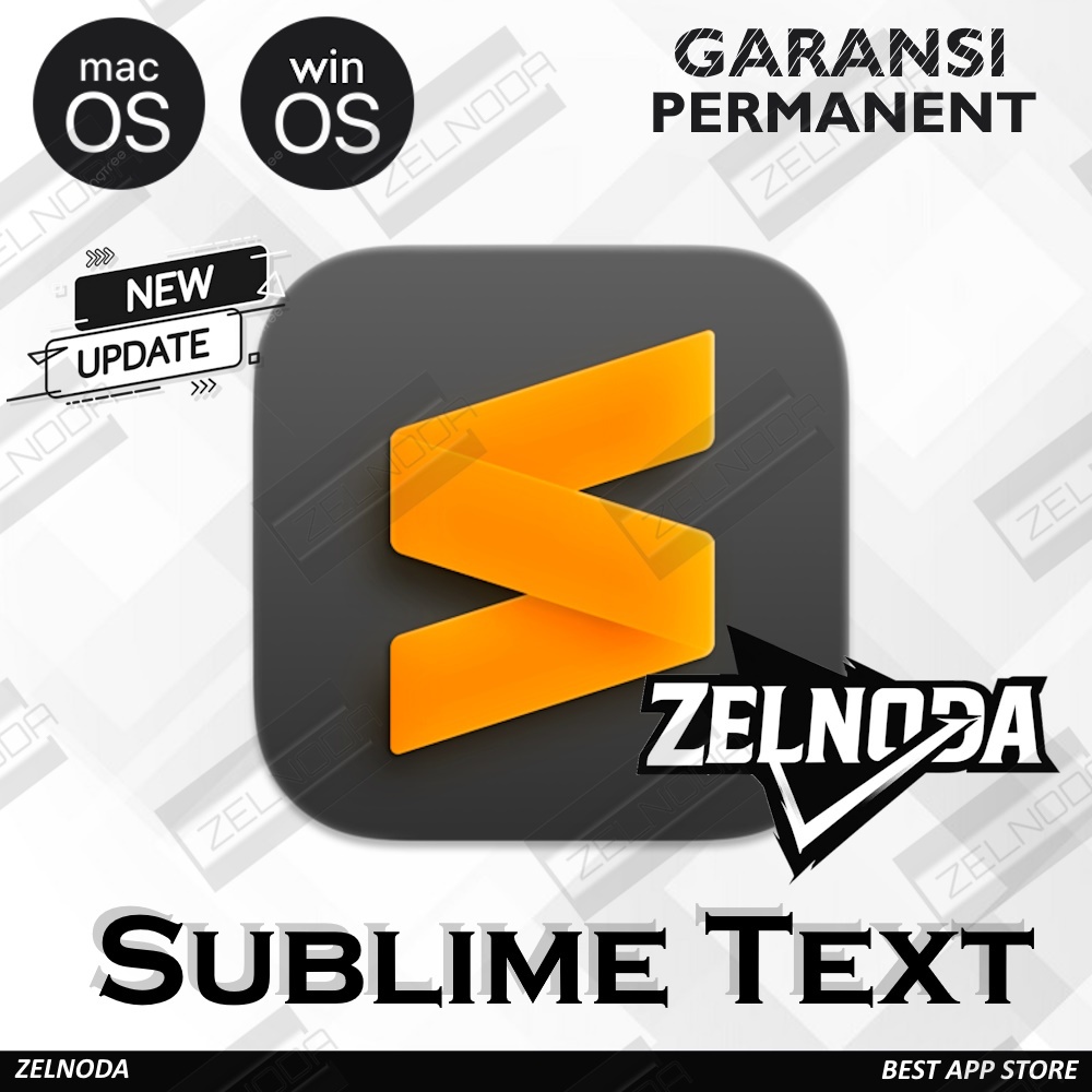 Sublime Text  FuII Permanent Win/Mac Text Editor
