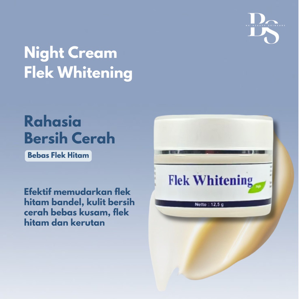 Flek Whitening Night Cream IK Primaderma Untuk Mengatasi Flek Hitam Bandel dan Kulit Kusam