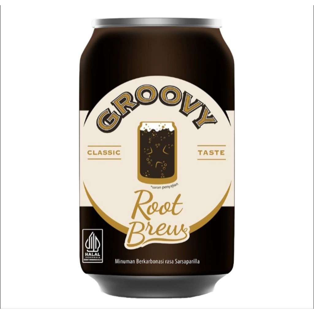 Groovy soft drink root beer 330 ml