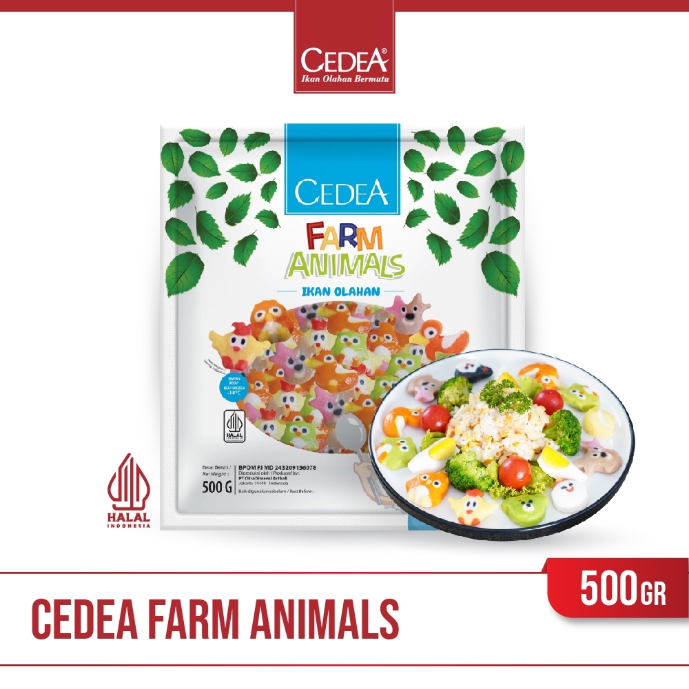 CEDEA Farm Animals [500g] Olahan ikan lucu baso ikan karakter