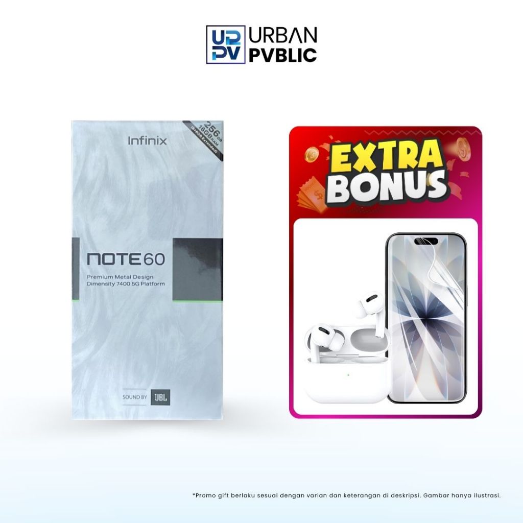 Infinix Note 60 5G 8/256GB HP Gaming Murah Original NFC Baterai 6500mAh AMOLED 144Hz Garansi Resmi