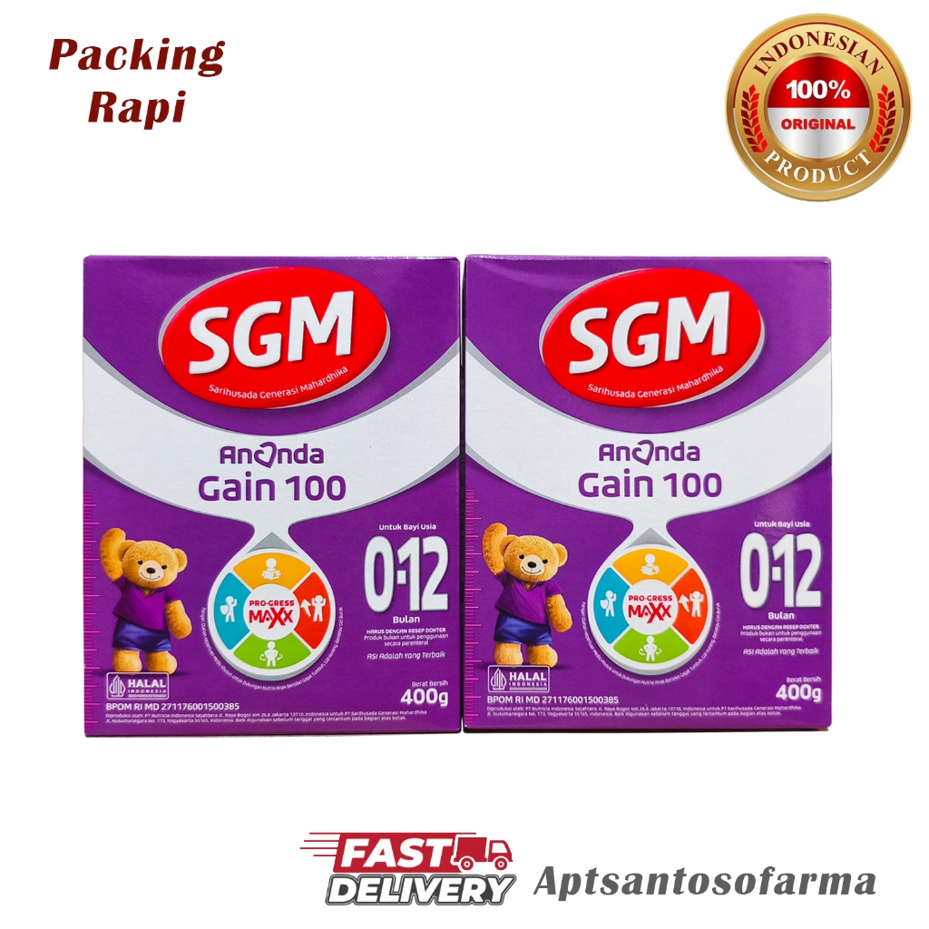 SGM Ananda Gain 100 6-12 Bulan Original BPOM | Susu Bayi Penambah Berat Badan
