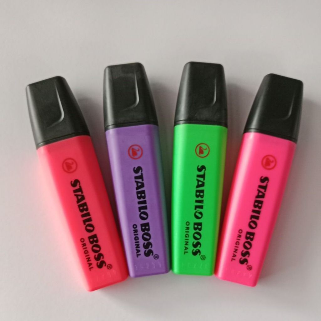 Stabilo Boss Hijau / Orange / Pink / Ungu