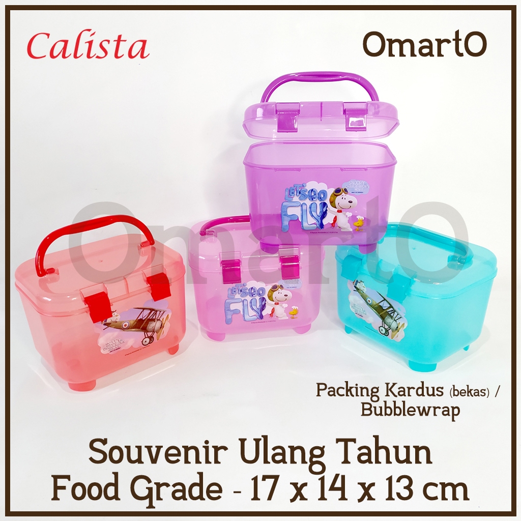 CALISTA Container Mini Box | Kotak Penyimpanan Serbaguna | Goodie Bag Ulang Tahun Doorprize Souvenir