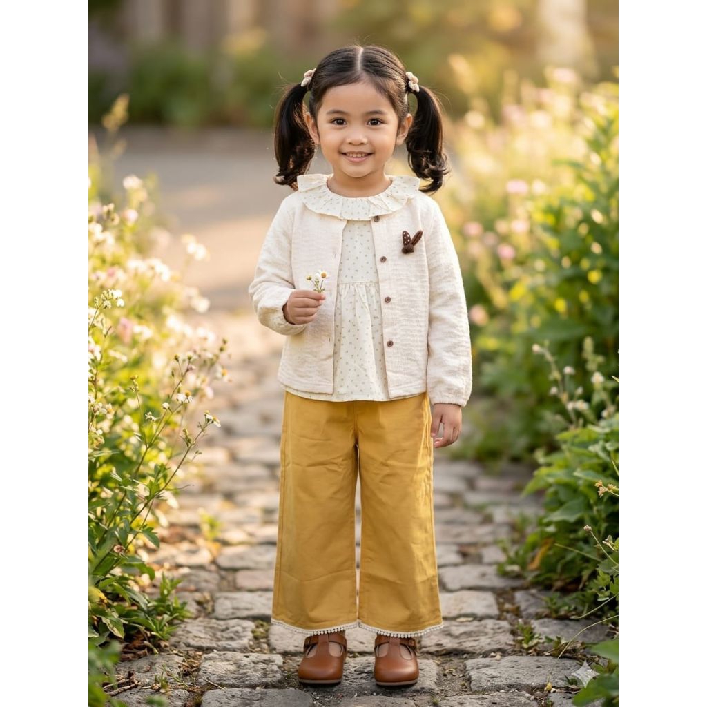 (COD) 4-8 Tahun / Setelan Anak 3 in 1/ Baju anak Perempuan// Fashion Anak Bangkok// Kado Ulang Tahun