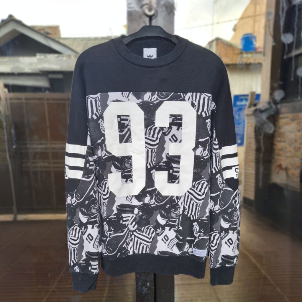 Crewneck adidas aop vintage cn full print Sweatshirt big logo