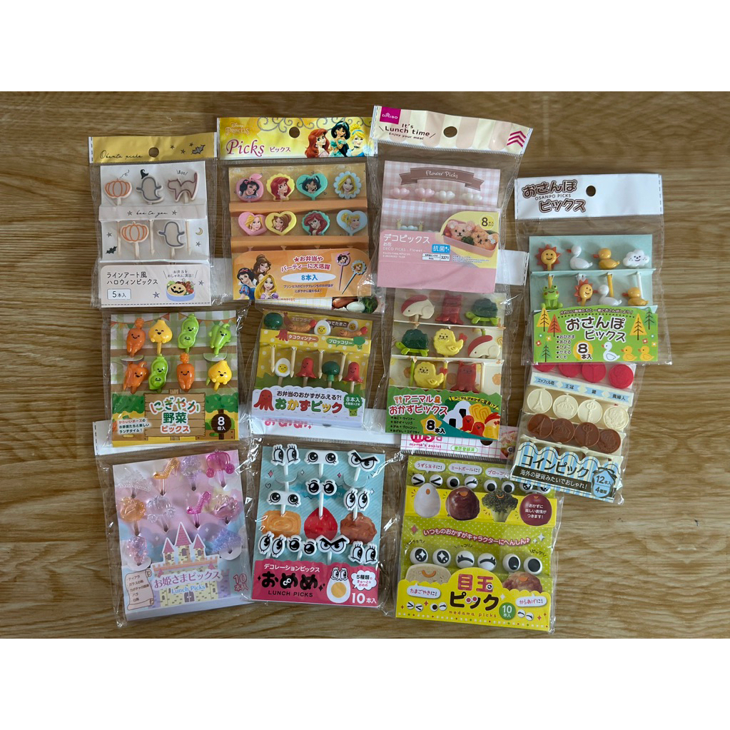 [Seria/Daiso] Food pick/ Tusukan bento for girl