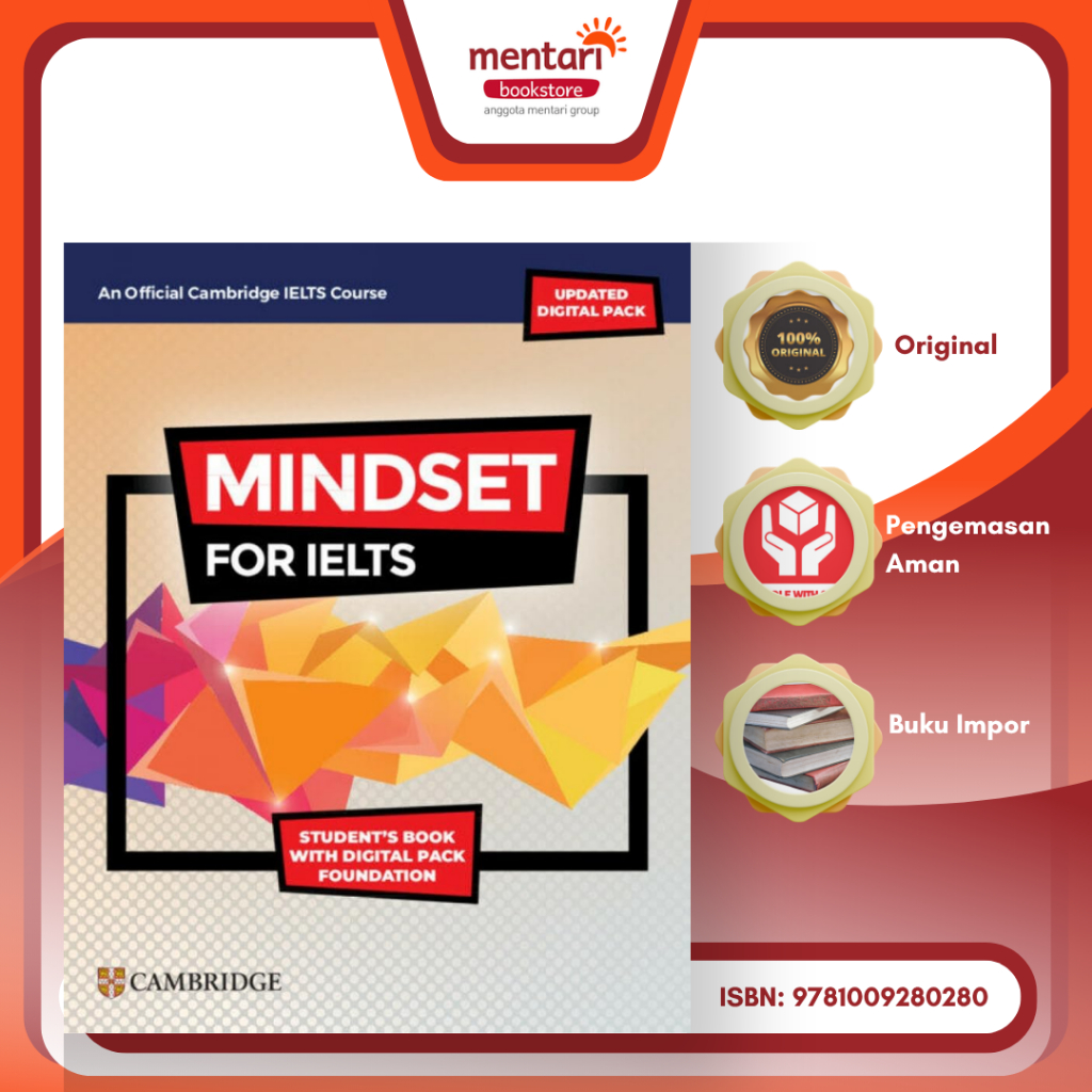 Cambridge Mindset for IELTS Level 1 Student’s Book with Answers | IELTS Preparation Book