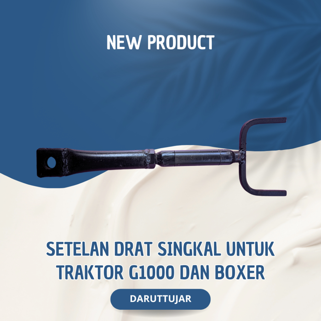 Setelan Drat Singkal Traktor G1000 Boxer Ulir Pengatur Bajak Sawah Sparepart Traktor Tangan