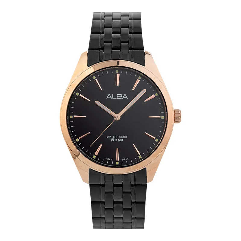 Jam Tangan Pria Tali Rantai Alba AB ARX106