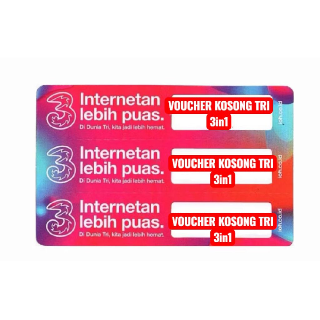 VOUCHER KOSONG TRI