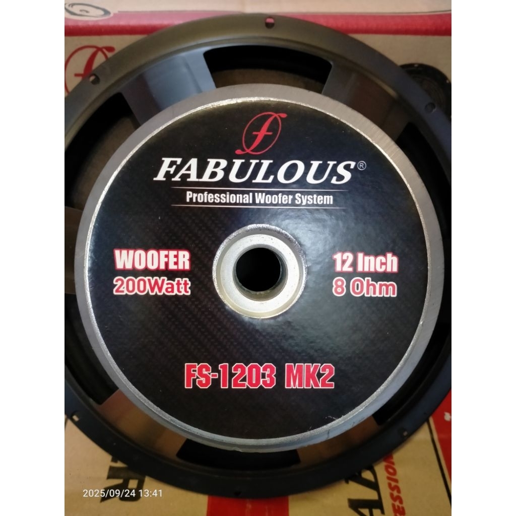 FABULOUS 1203 1203MK2 12inch 200Watt Speaker Magnet Besar Woofer Berkualitas