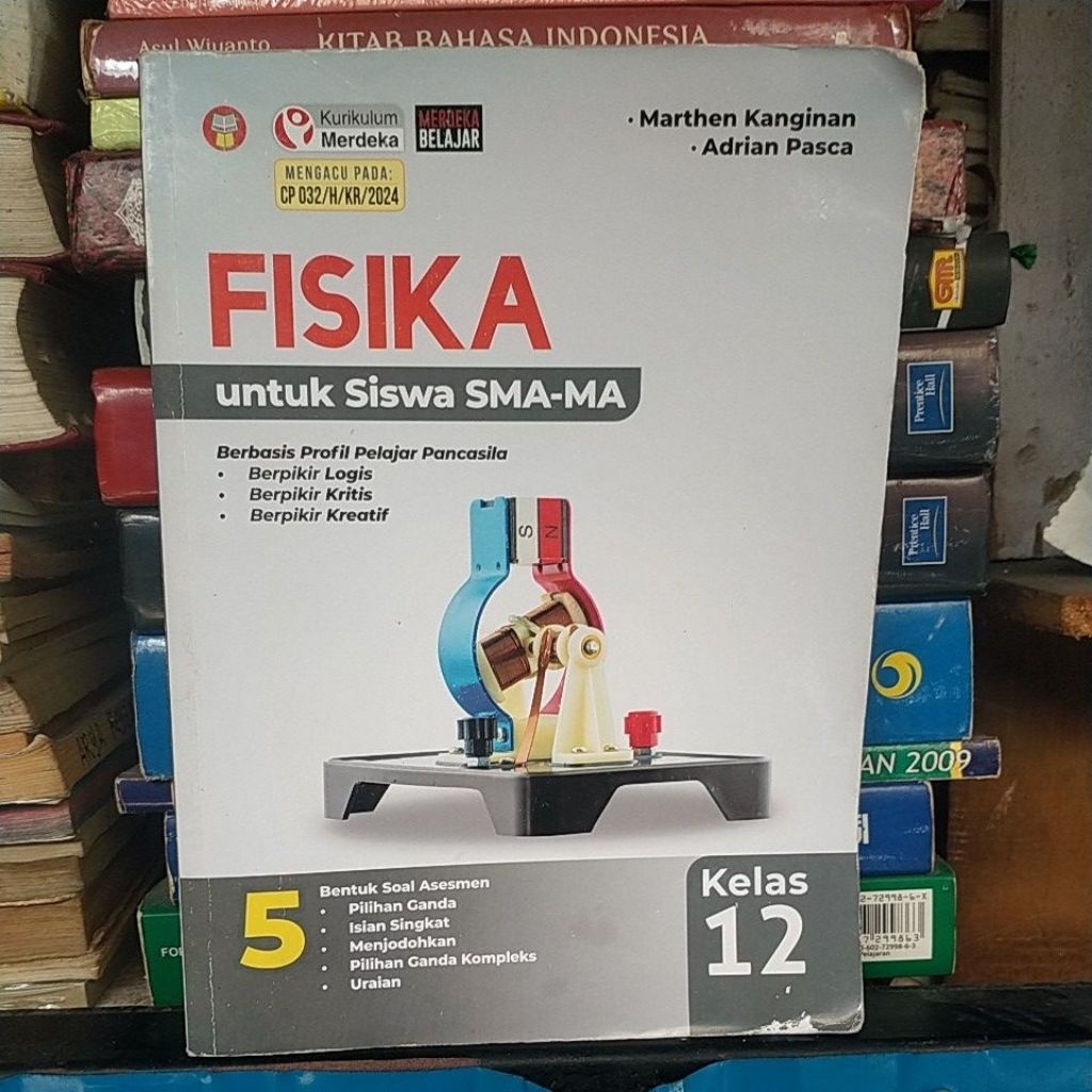 BUKU BEKAS ORIGINAL FISIKA SMA KELAS XII KURIKULUM MERDEKA