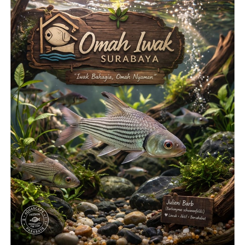 Julieni Barb (Sticker Ikan)