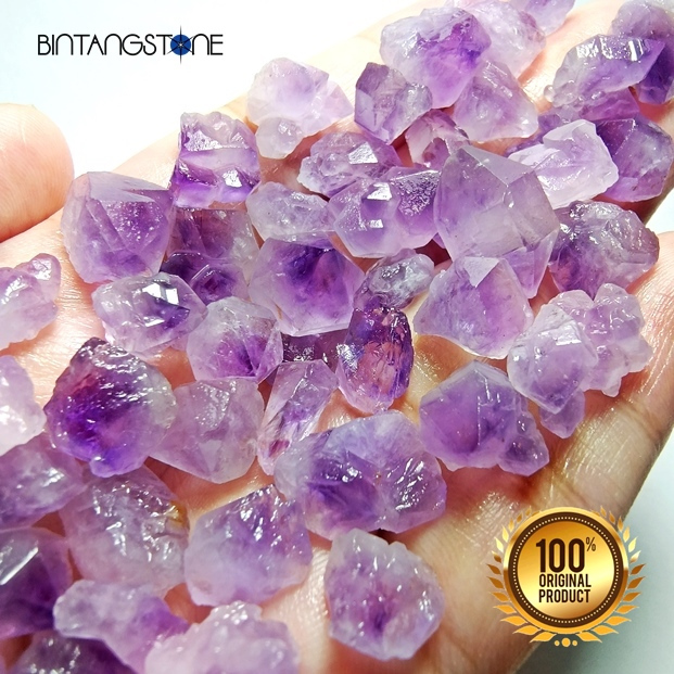 Flower Amethyst Cluster Brazil 10 Gram Stone Healing Crystal Theraphy Reiki Yoga Meditasi Dekorasi B