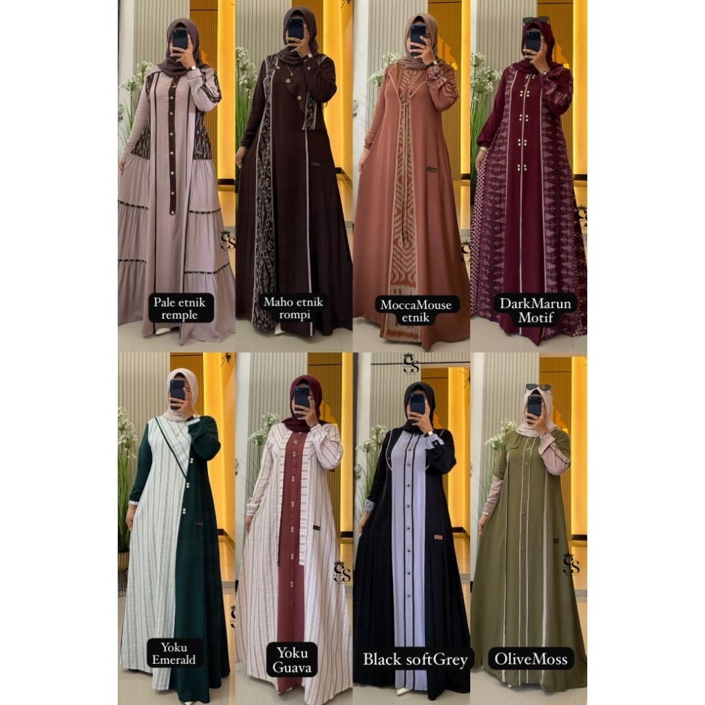 Dress Twill Uniqlo Ory Saulin Official MOTIF TERBARU// KATUN PREMIUM SAULIN STORE