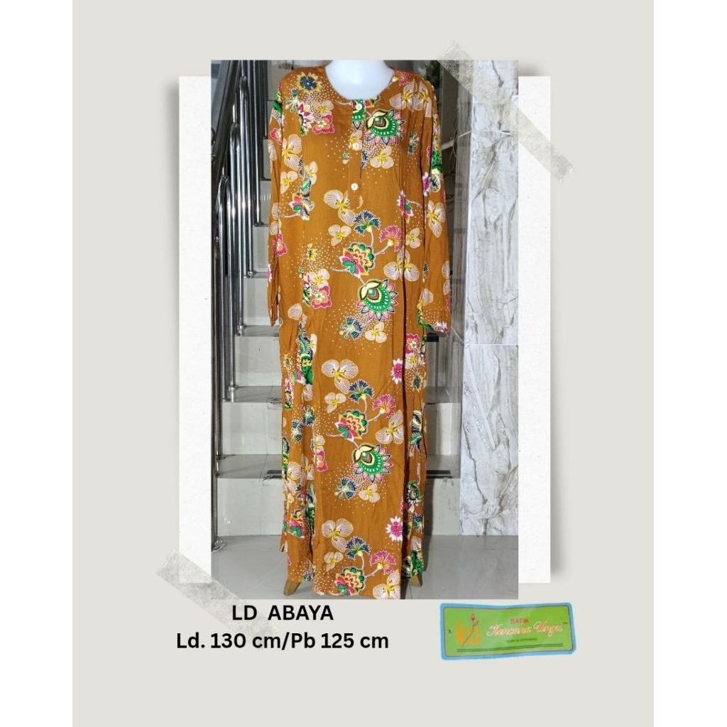 LD ABAYA Daster Kencana Ungu Abaya Jumbo