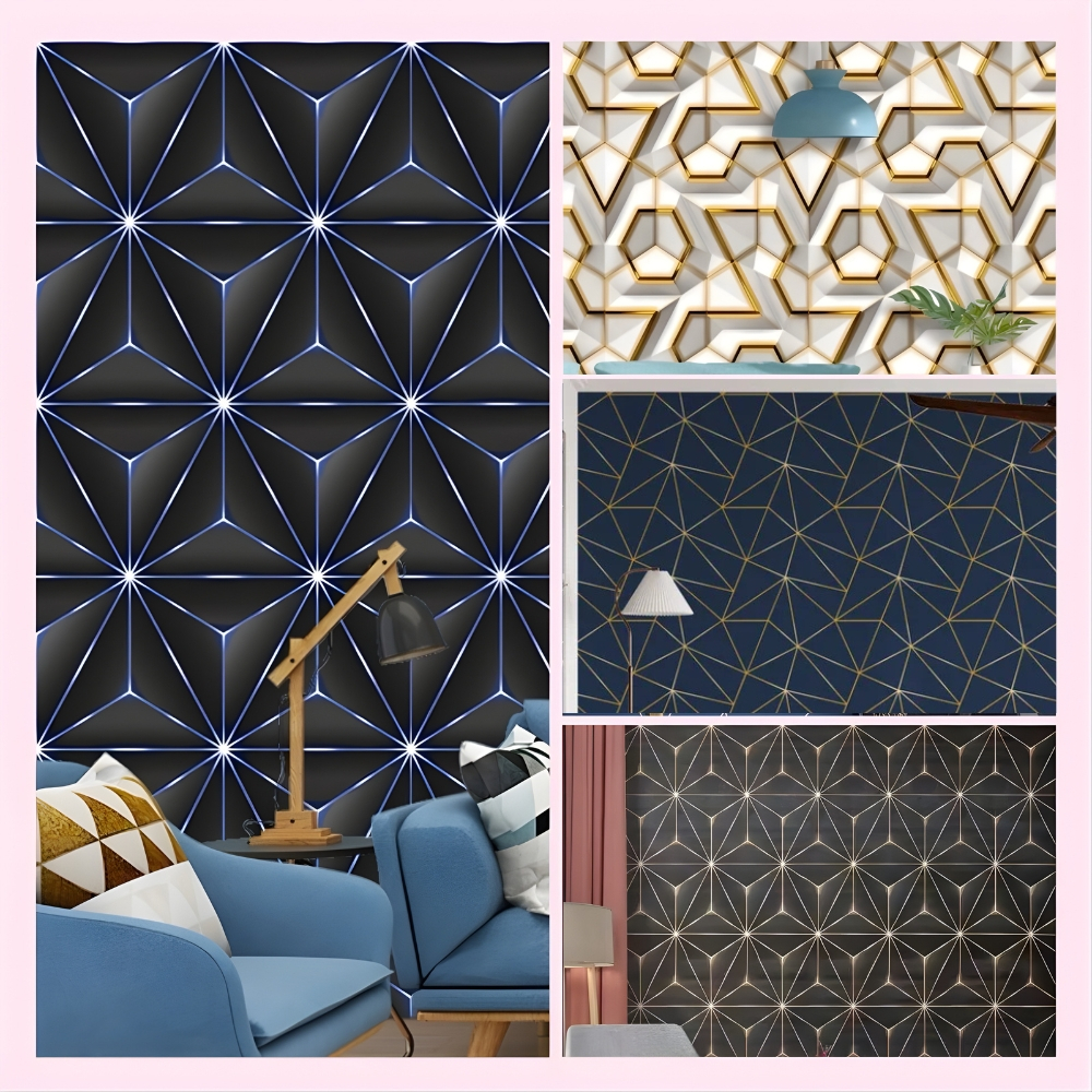 Wallpaper Dinding Ruang Tamu Minimalis Motif Keramik 3D Walpaper Dinding Kamar Tidur Motif Minimalis