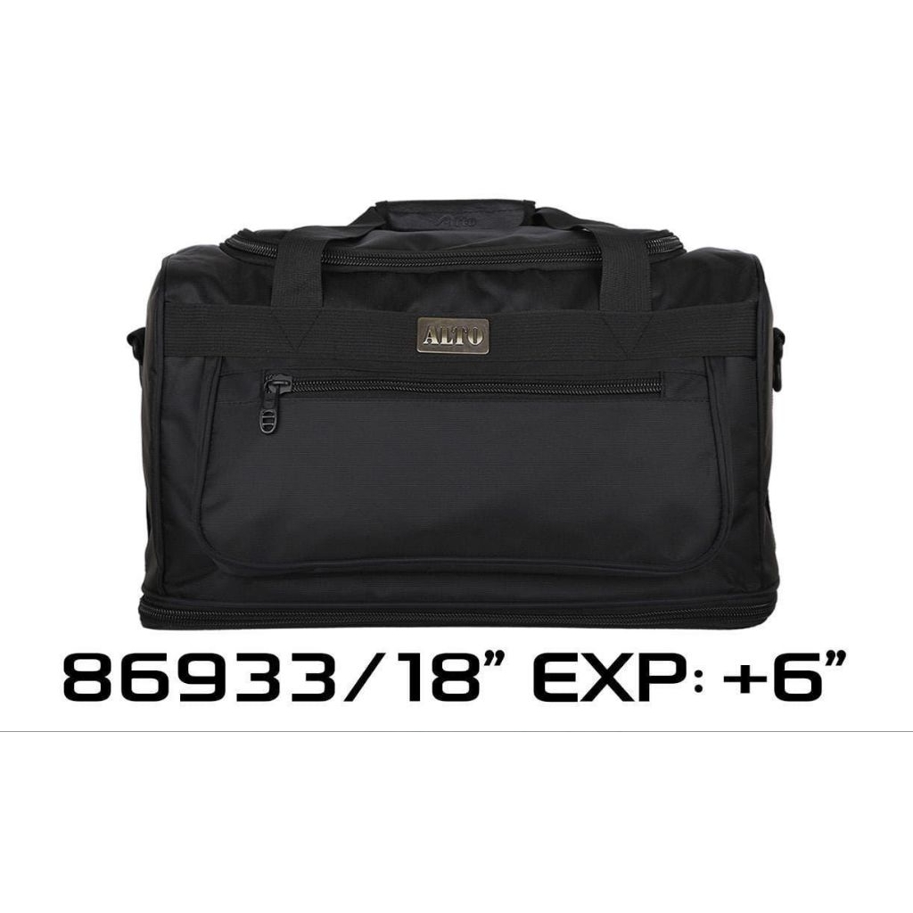 Tas Alto Travel Bag 86933 Hitam / Tas Duffle Bag Tas Pakaian Tas Pria Wanita Kapasitas Besar 18 inch