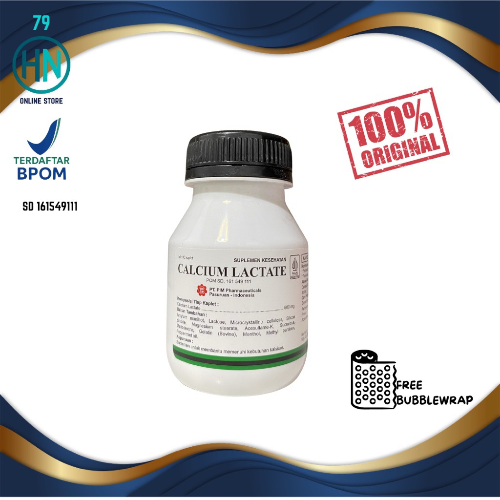 Calcium Lactate PIM 80 tablet