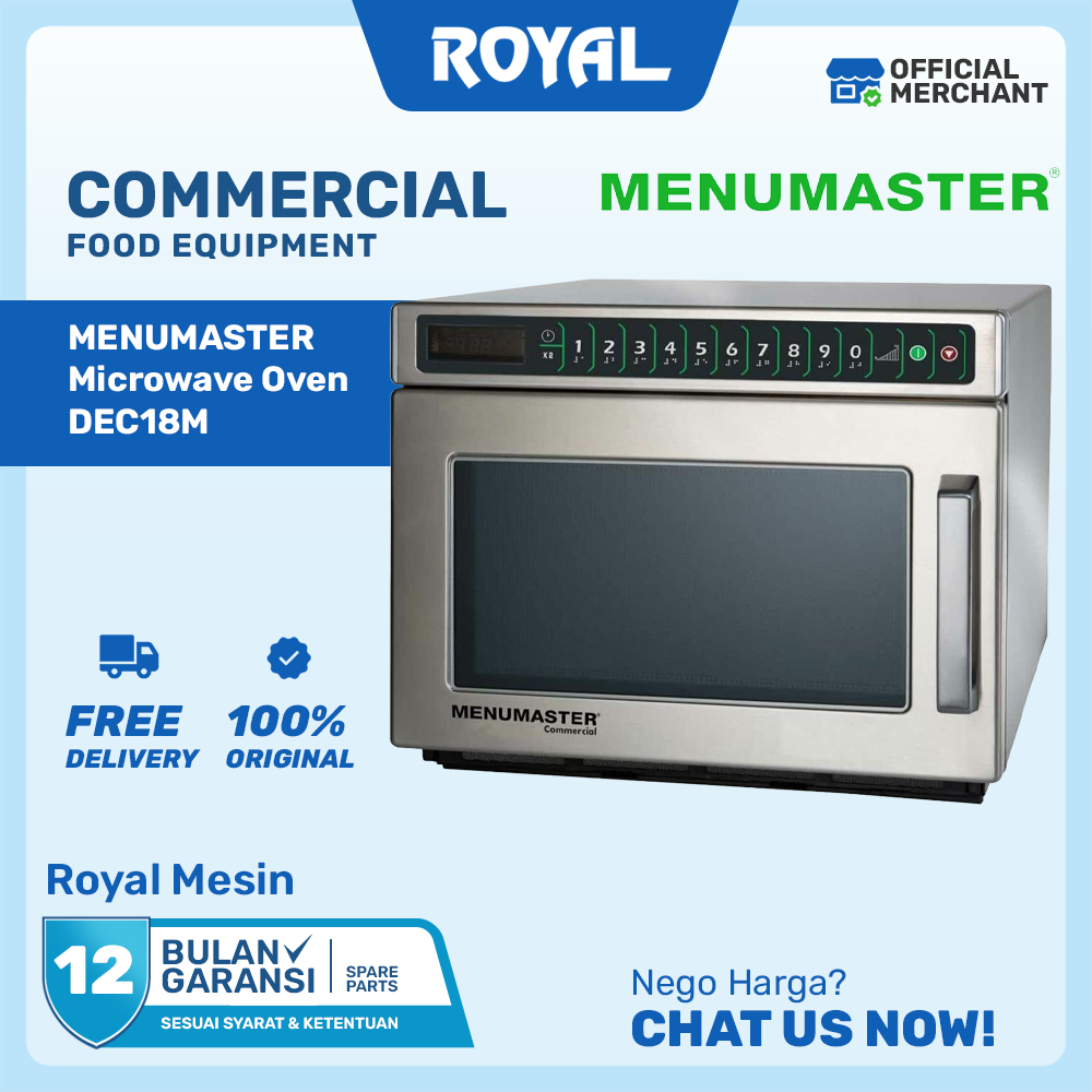MENUMASTER DEC18M Commercial Microwave Oven Heavy Duty