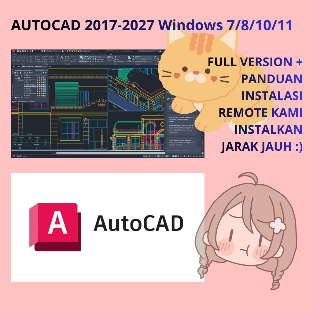 Autodesk AutoCAD 2017-2027 Full Version Lifetime