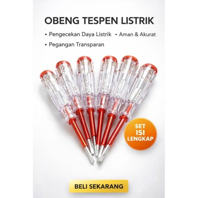 OBENG TESPEN LISTRIK MULTIFUNGSI