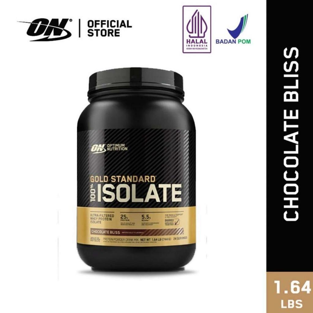 ON Gold Standard 100% Isolate 1.64 Lbs Whey Protein Isolate BPOM