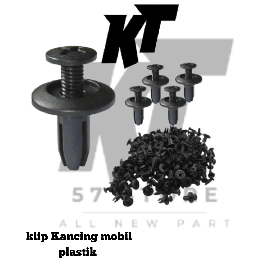 baut rivet mobil klip Kancing plastik Kecil lubang 6 mm