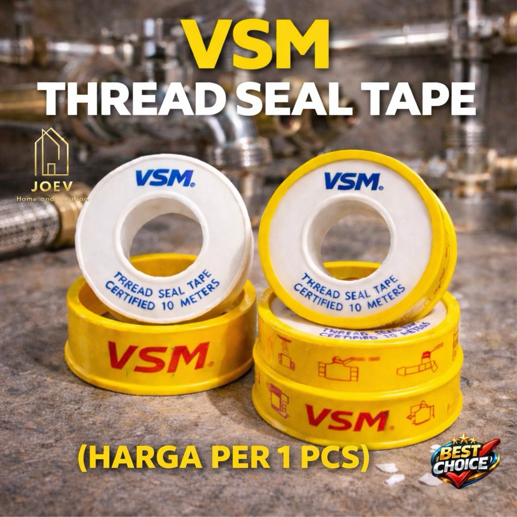 Joev Home SEAL TAPE (HARGA PER 1PCS) SEAL tape PIPA seal tape GAS teflon tape pipa teflon seal tape 