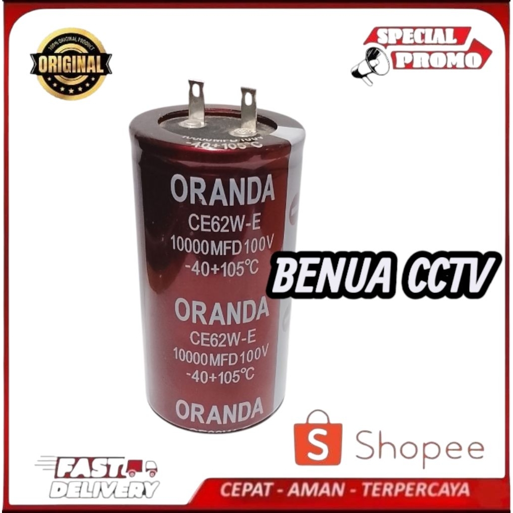 Elco 10000uf 100v Oranda Elko 10000 UF 100 Volt ORANDA