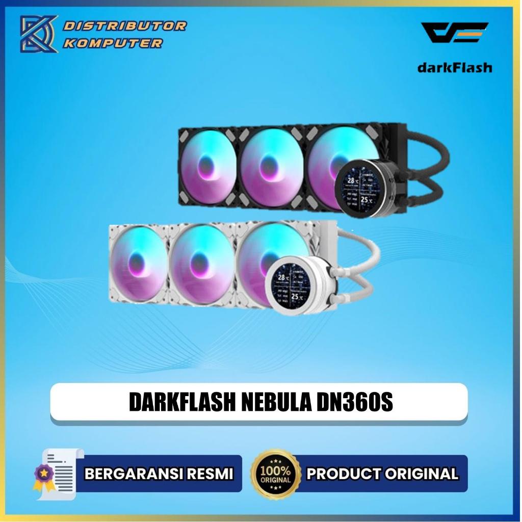 DARKFLASH NEBULA DN360S - 360mm AIO Liquid CPU Cooler with LCD 2.1 inch