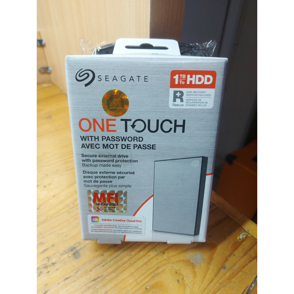 [NEW ORI] Harddisk External 2.5 Inch Seagate One Touch 1 TB New Original HDD