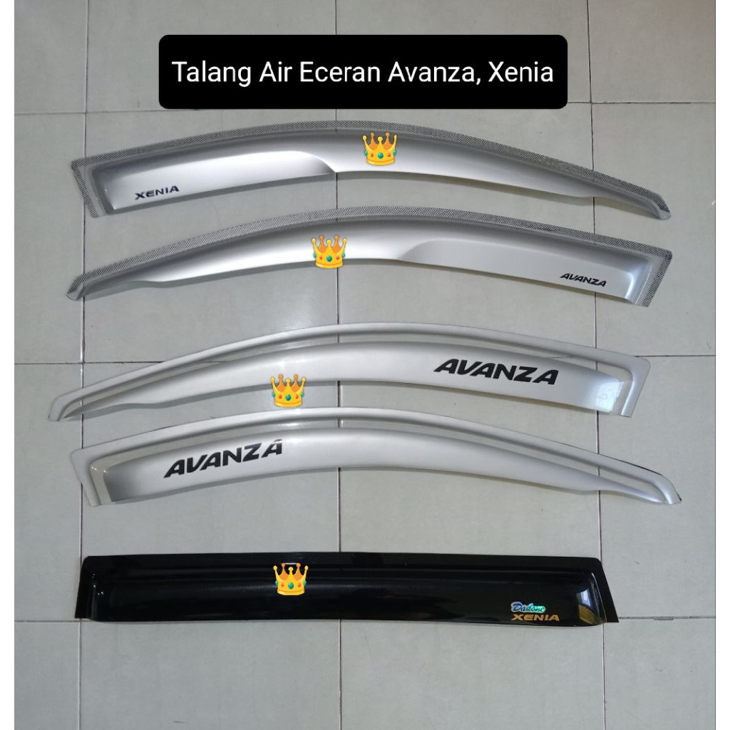 Talang Air Avanza Xenia eceran / talang air Inova depan saja / talang air Avanza Xenia depan / talan
